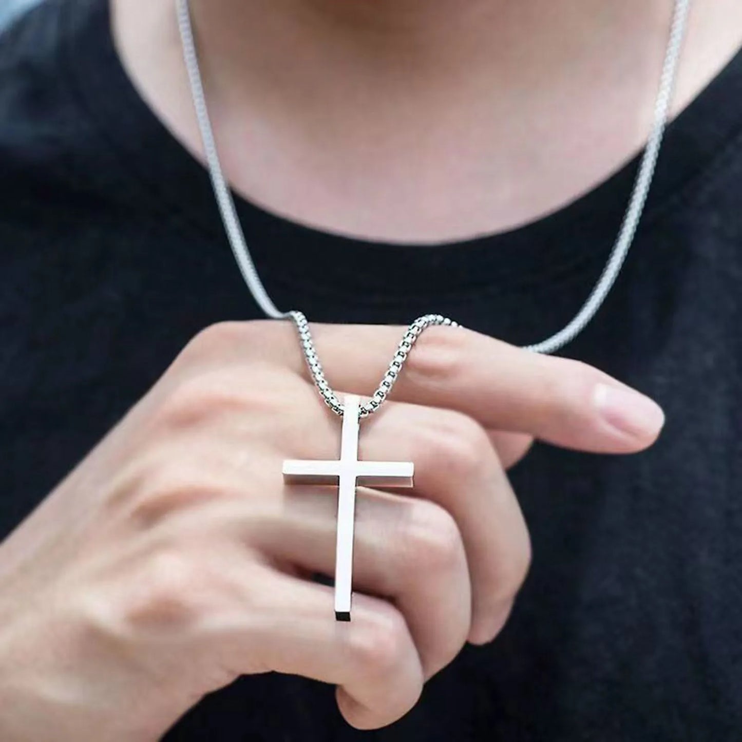 Cross Stainless Steel Necklace 