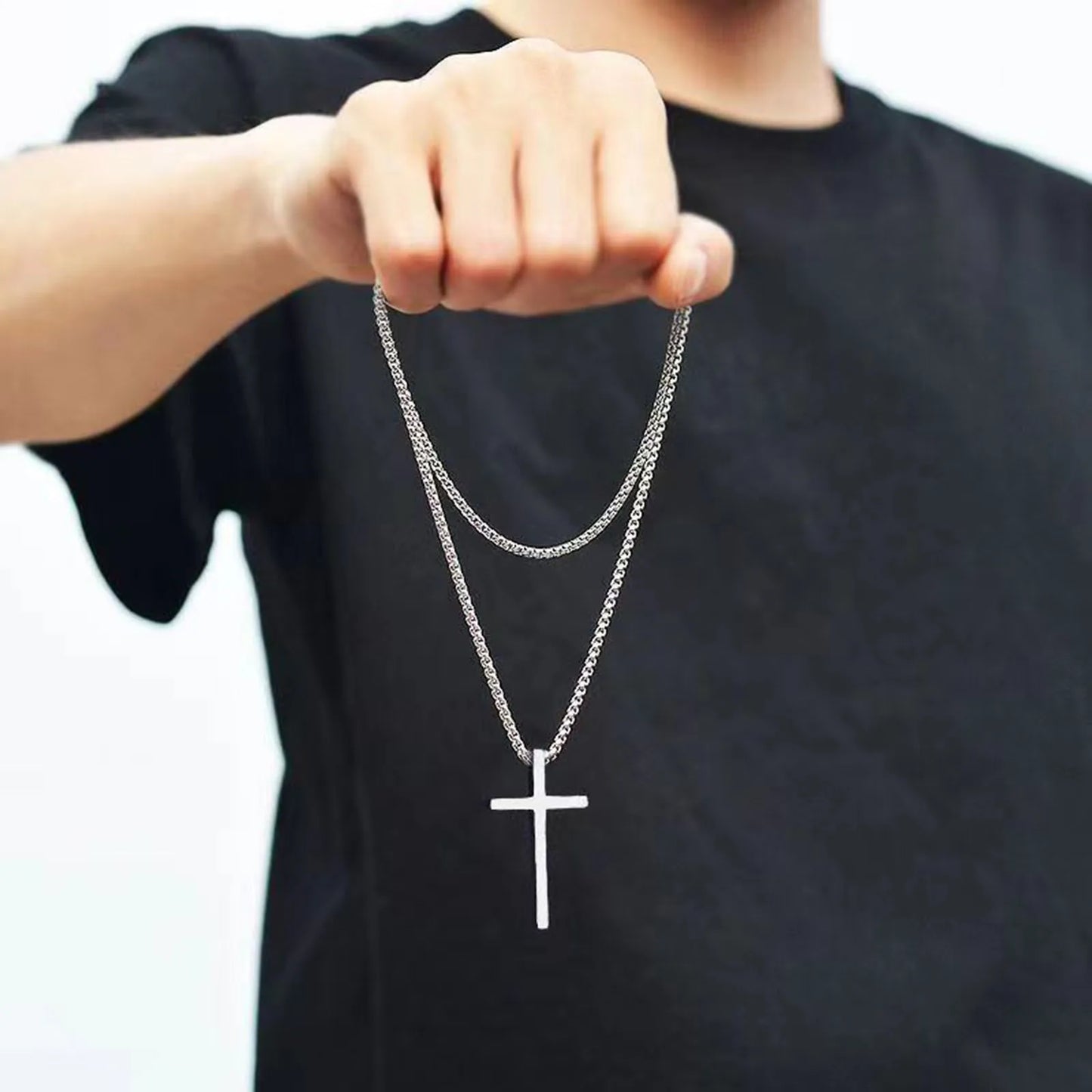 Cross Stainless Steel Necklace 